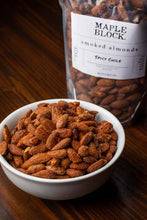 Load image into Gallery viewer, MAPLE BLOCK PEACH WOOD SMOKED ALMONDS’
